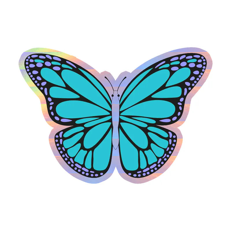 Butterfly - Holographic Vinyl Decal