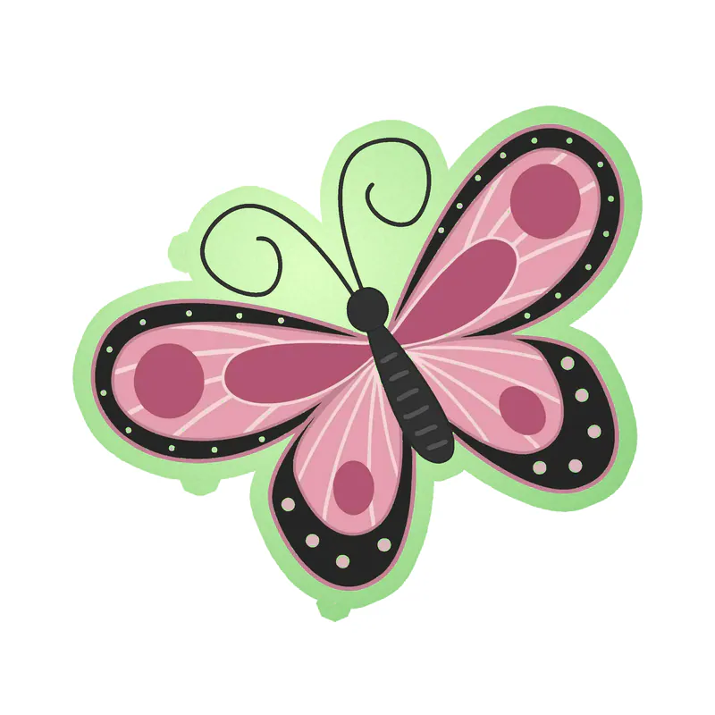 Butterfly - Glow in the Dark Vinyl Decal