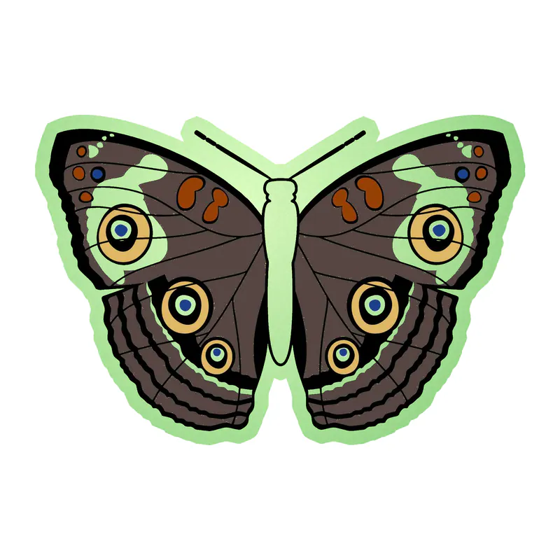 Butterfly - Glow in the Dark Vinyl Decal