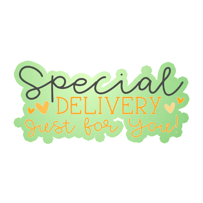 Special Delivery - Glow in the Dark Vinyl Decal