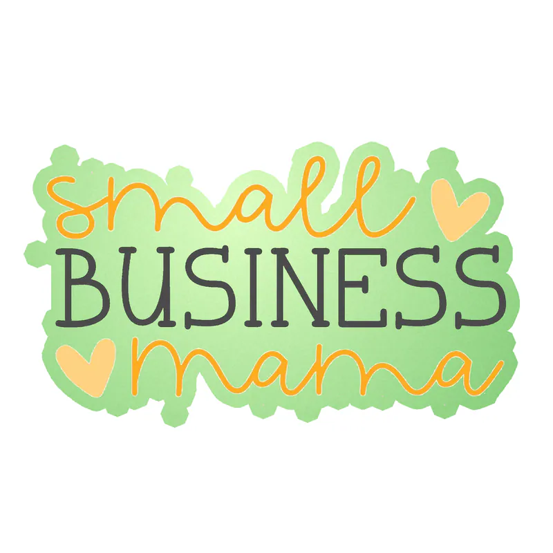 Small Business Mama - Glow in the Dark Vinyl Decal