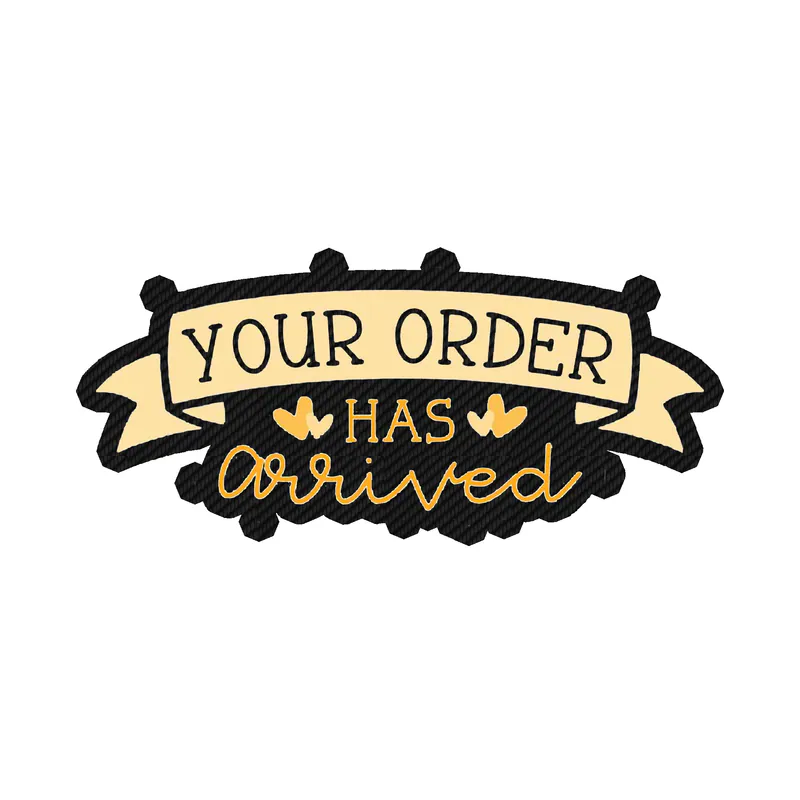 Your Order Has Arrived - Carbon Fiber Vinyl Decal