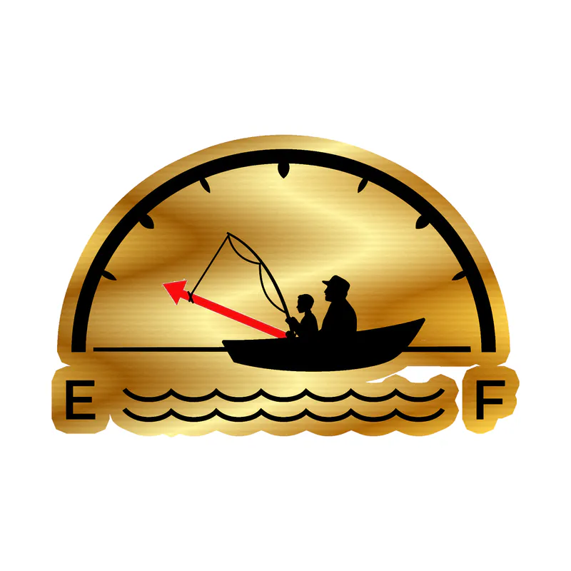 Empty Gas - Gold Chrome Vinyl Decal - Custom Size