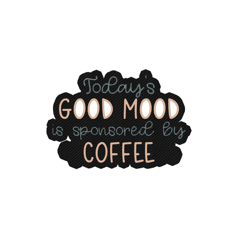 Coffee Carbon Fiber Vinyl Decal - Custom Size