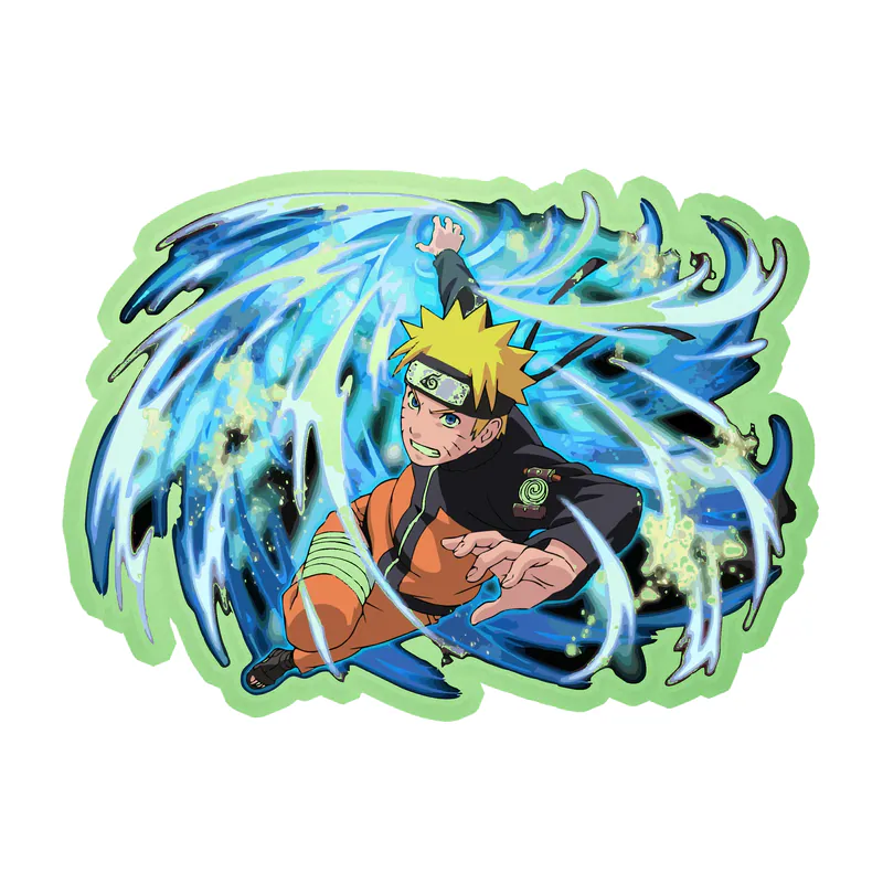 Rasengan Glow in the Dark Vinyl Decal - Custom Size
