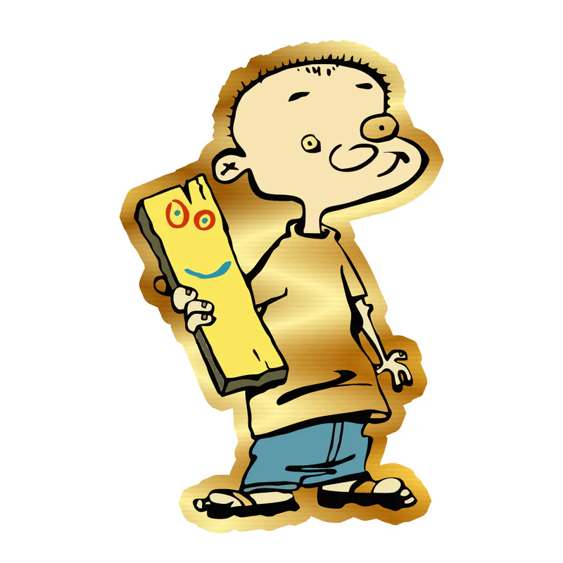 Jonny Gold Chrome Vinyl Decal - Custom Size