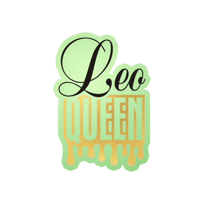 Leo Queen - Glow in the Dark Vinyl Decal - Custom Size