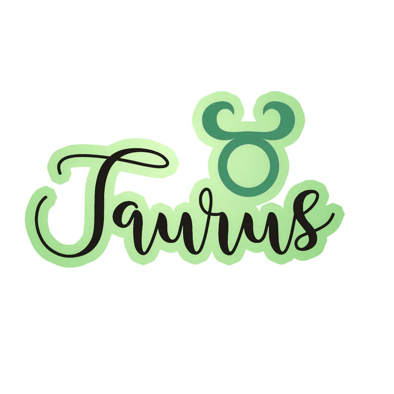 Taurus - Glow in the Dark Vinyl Decal - Custom Size