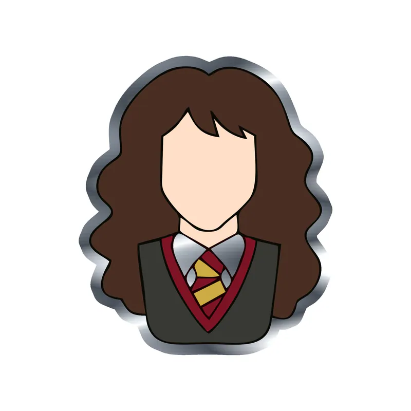 Harry Potter - Silver Chrome Vinyl Decal