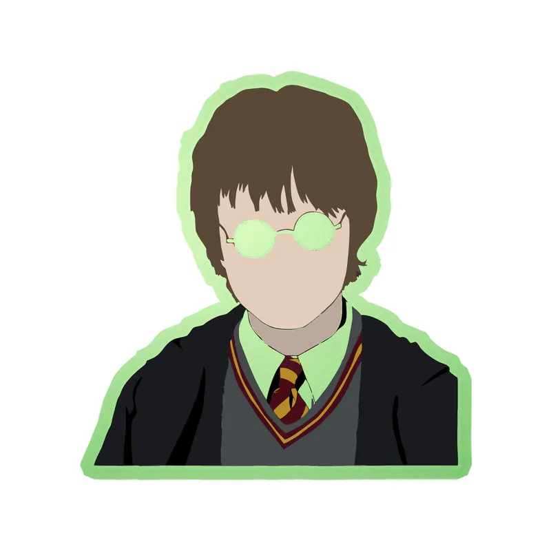 Harry Potter - Glow in the Dark Vinyl Decal