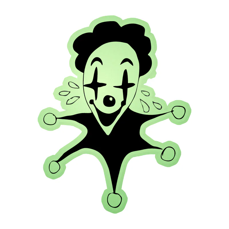 Ghostemane Glow in the Dark Vinyl Decal - Custom Size