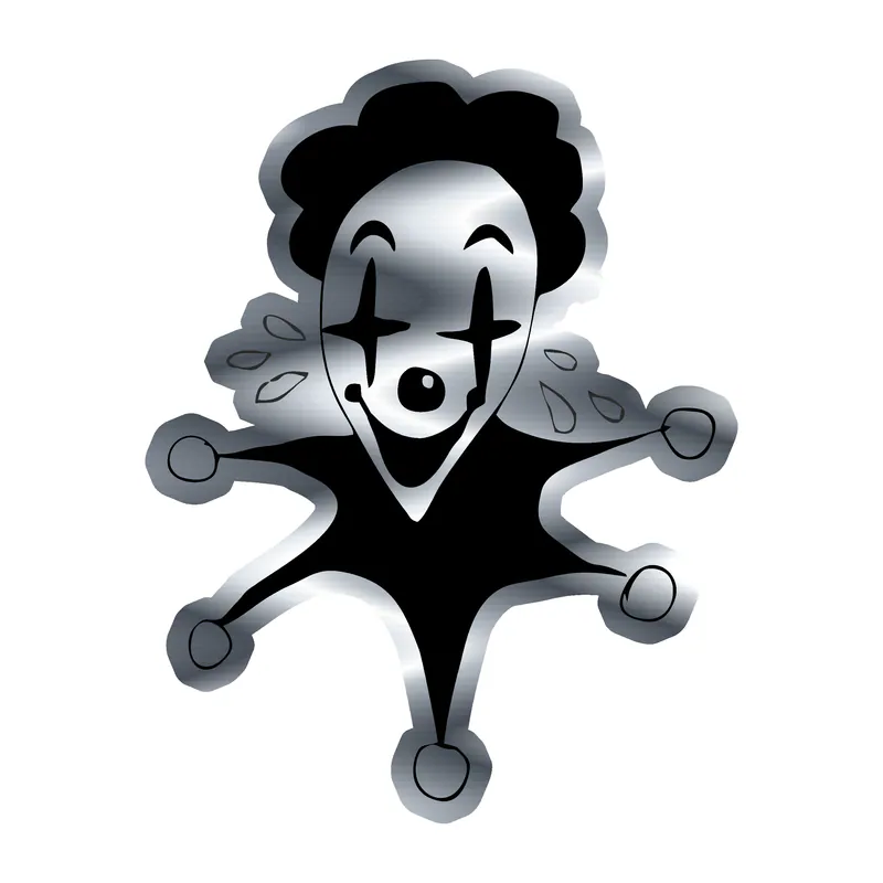 Ghostemane Silver Chrome Vinyl Decal - Custom Size