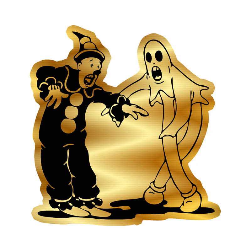 Ghostemane Gold Chrome Vinyl Decal - Custom Size