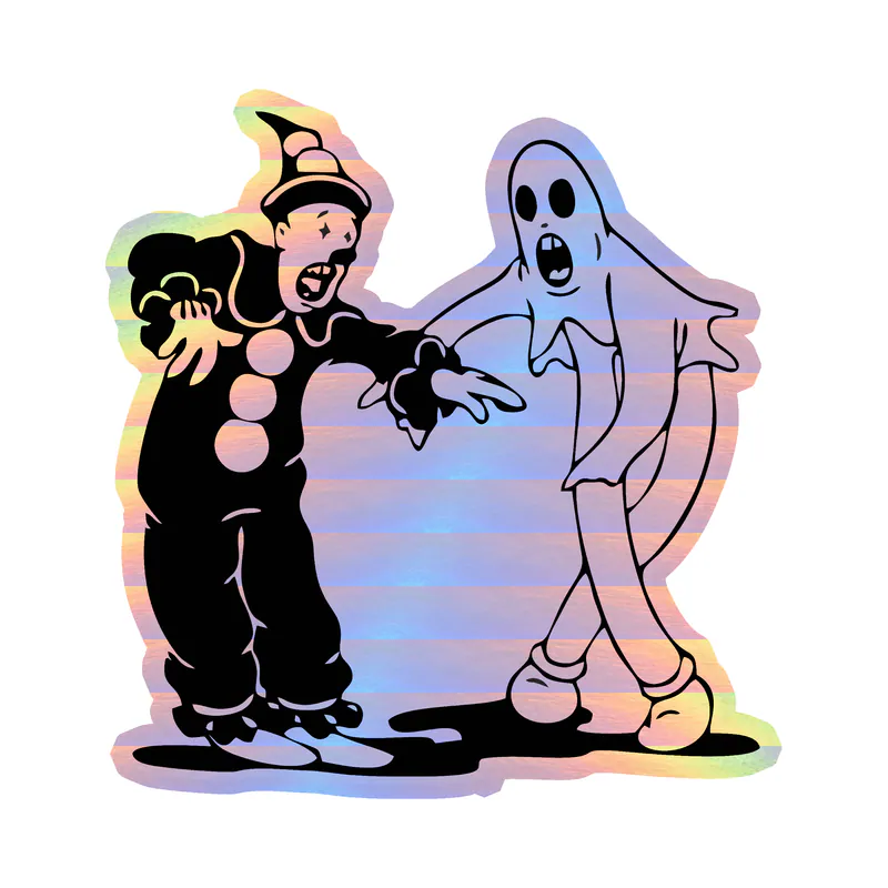 Ghostemane Holographic Vinyl Decal - Custom Size