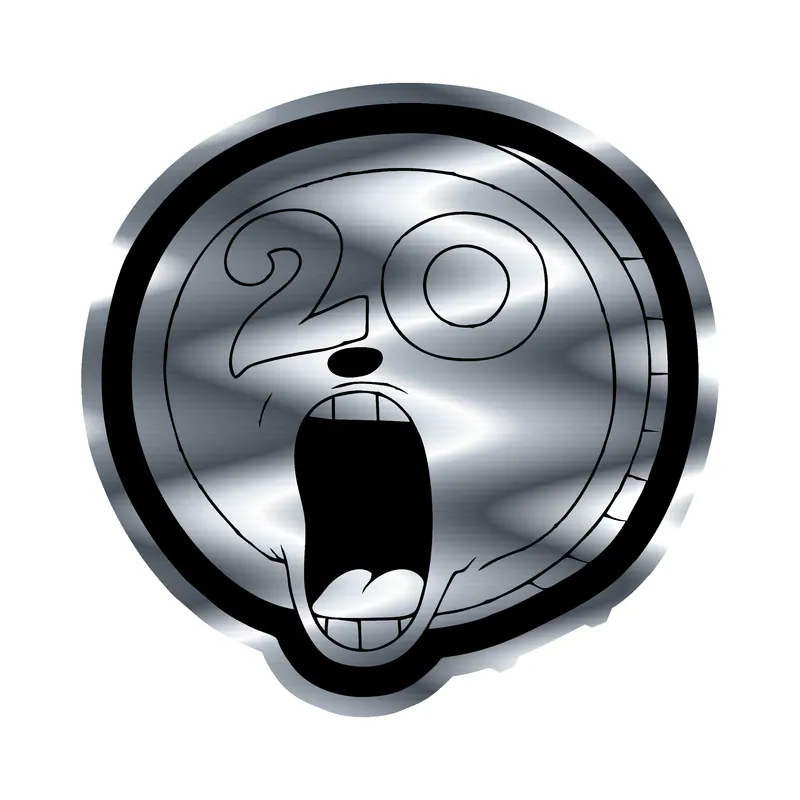 Ghostemane Silver Chrome Vinyl Decal - Custom Size