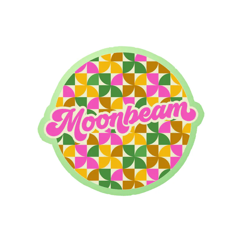 Moonbeam Glow in the Dark Vinyl Decal - Custom Size