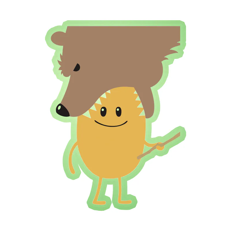 Dumb Ways to Die - Glow in the Dark Vinyl Decal