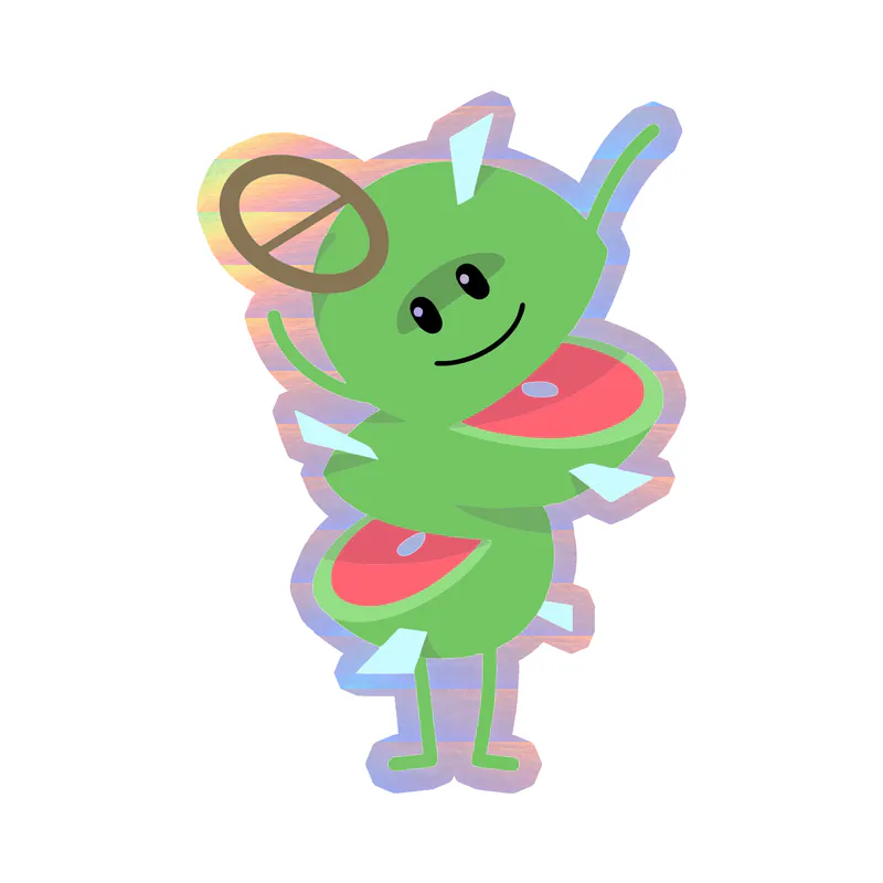 Dumb Ways to Die - Holographic Vinyl Decal