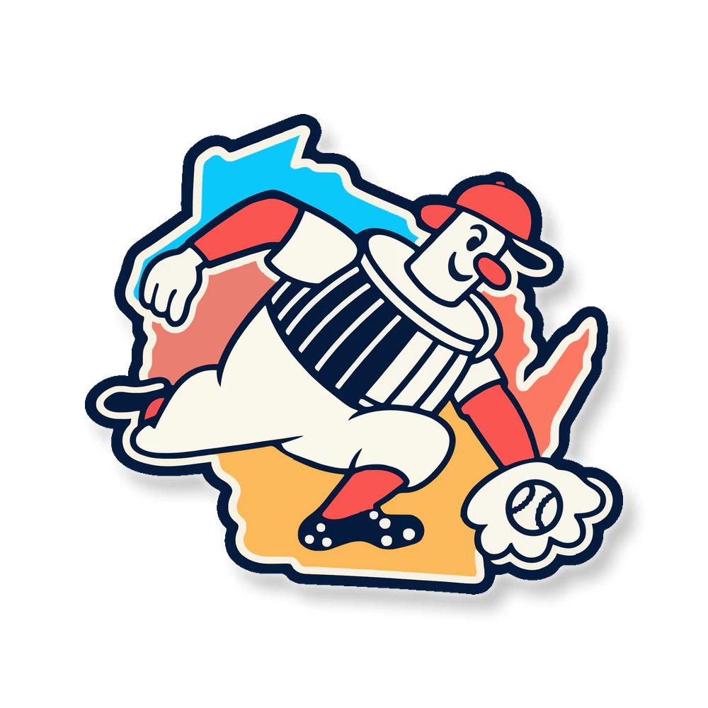 Milwaukee Brewers - 2026 Wisconsin State Barrelman - Full Color Vinyl Sticker - Custom Size