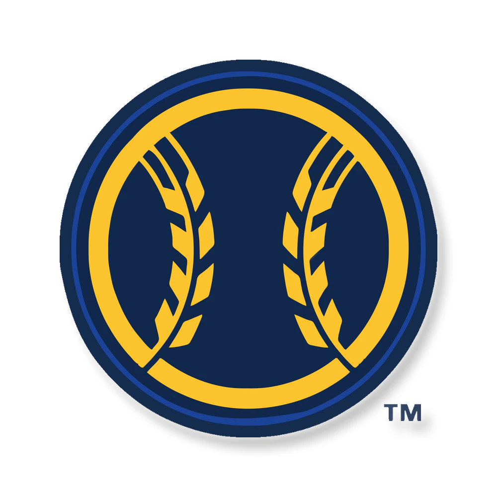 Milwaukee Brewers - Wheat Ball - Full Color Vinyl Sticker - Custom Size