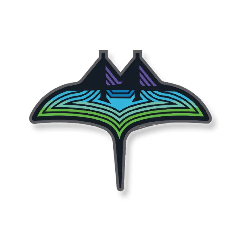Tampa Bay Rays - SkyRay City Connect - Full Color Vinyl Sticker - Custom Size