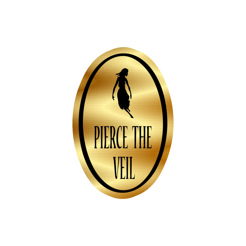Pierce The Veil - Collide With The Sky - Gold Chrome Vinyl Sticker - Custom Size