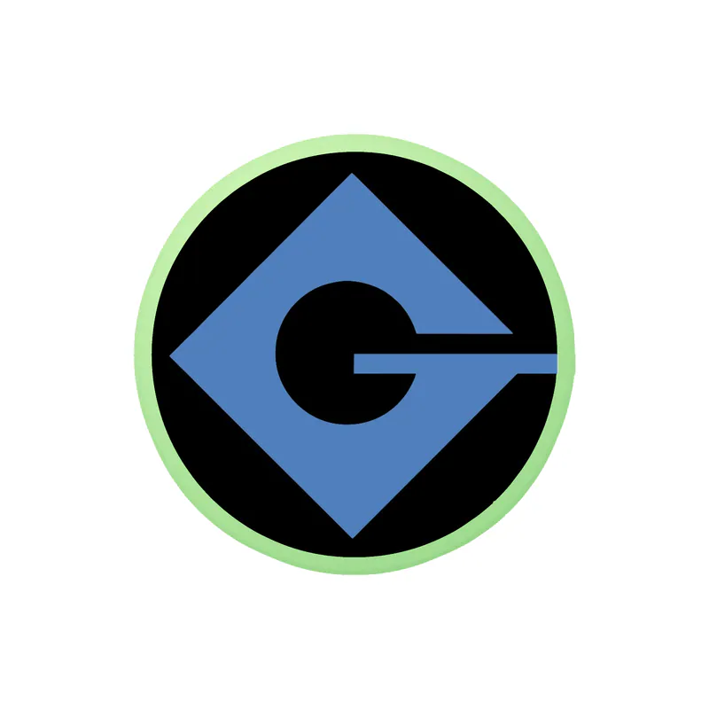 Despicable Me - Gru Logo - Glow in the Dark Vinyl Sticker - Custom Size