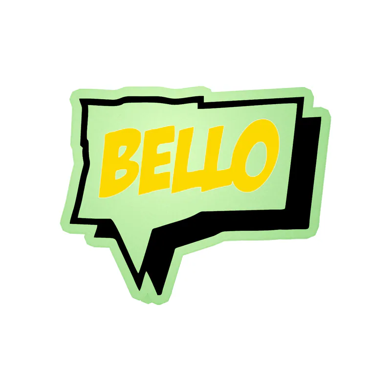 Despicable Me - Bello - Glow in the Dark Vinyl Sticker - Custom Size