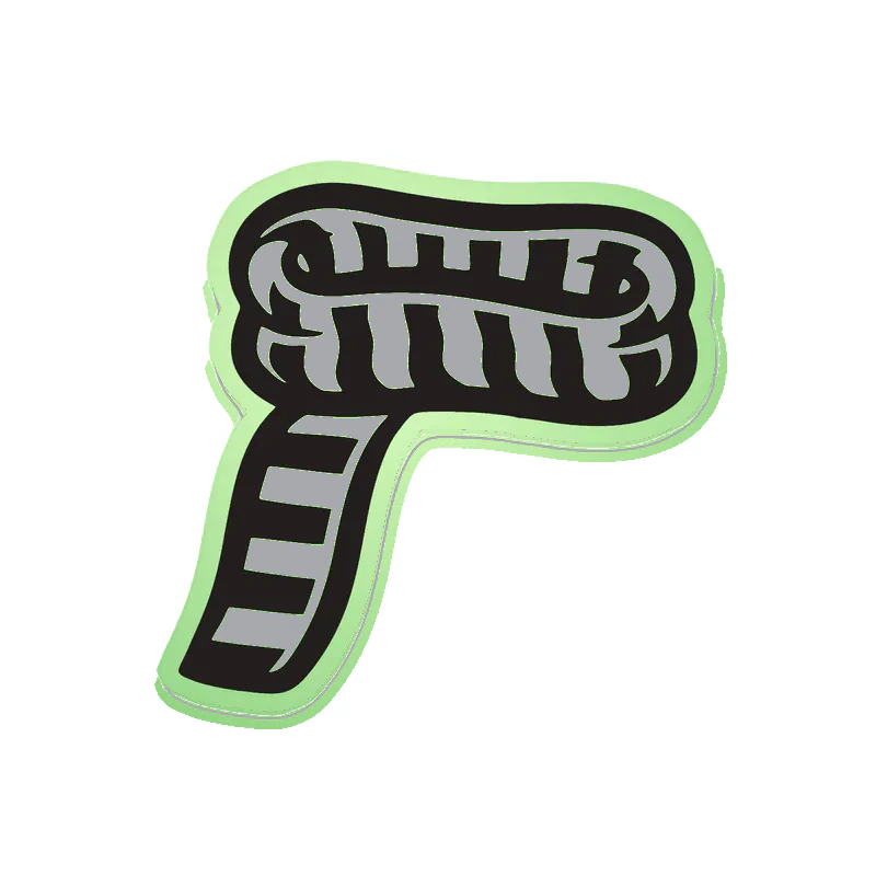 Despicable Me - Gru Scarf - Glow in the Dark Vinyl Sticker - Custom Size