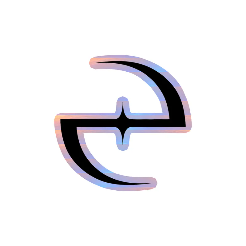 Evanescence - Logo - Holographic Vinyl Sticker - Custom Size