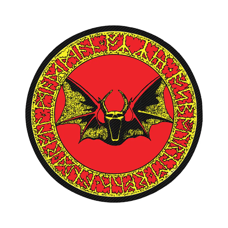 Ozzy Osbourne - Bat in Circle - Carbon Fiber Vinyl Sticker - Custom Size