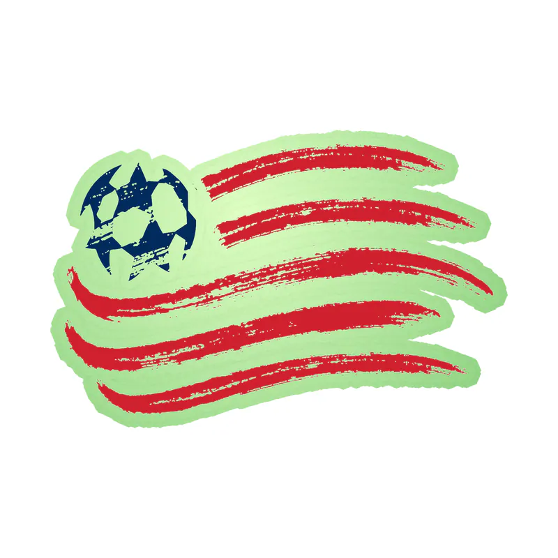 New England Revolution - Logo - Glow in the Dark Vinyl Sticker - Custom Size