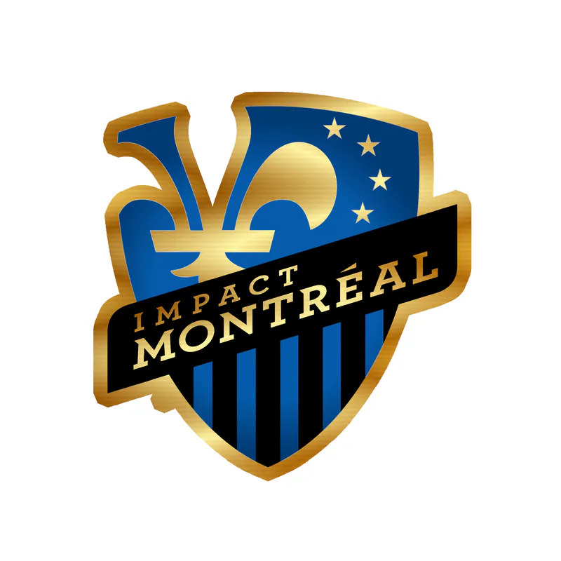 Impact Montreal - Logo - Gold Chrome Vinyl Sticker - Custom Size