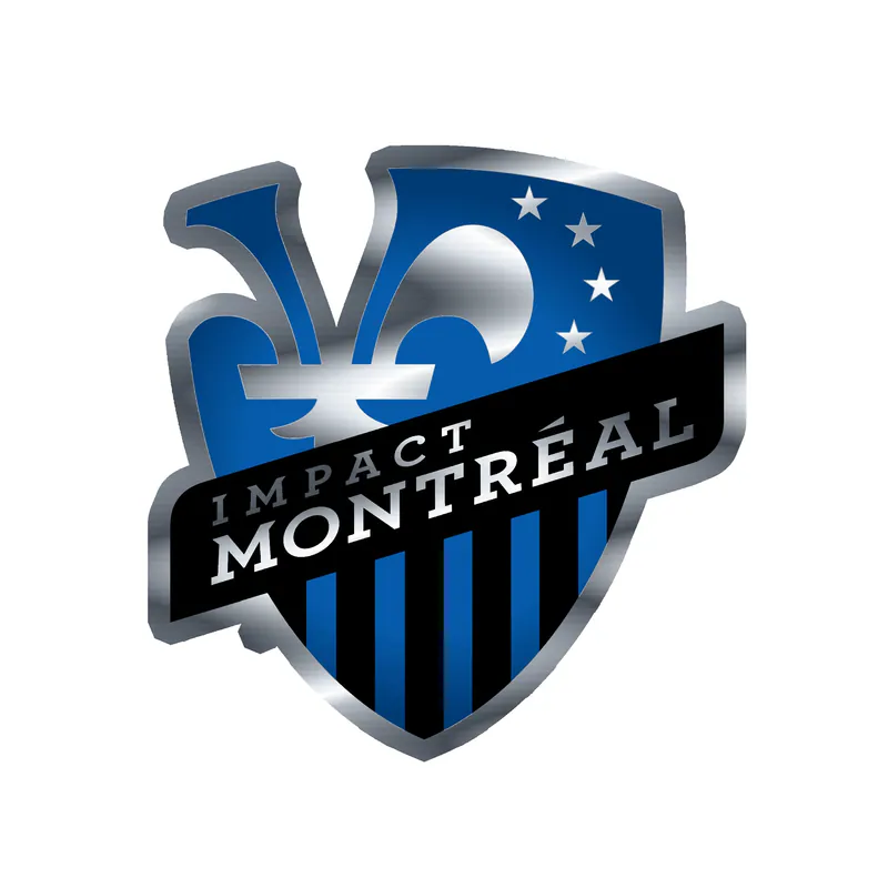 Impact Montreal - Logo - Silver Chrome Vinyl Sticker - Custom Size