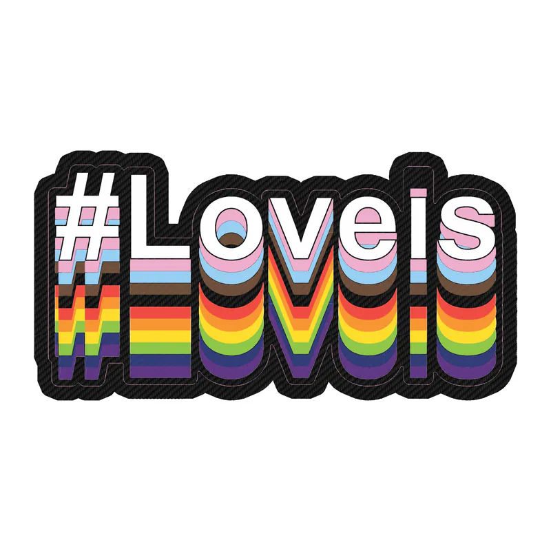 #Loveis - Carbon Fiber Vinyl Decal - Custom Size