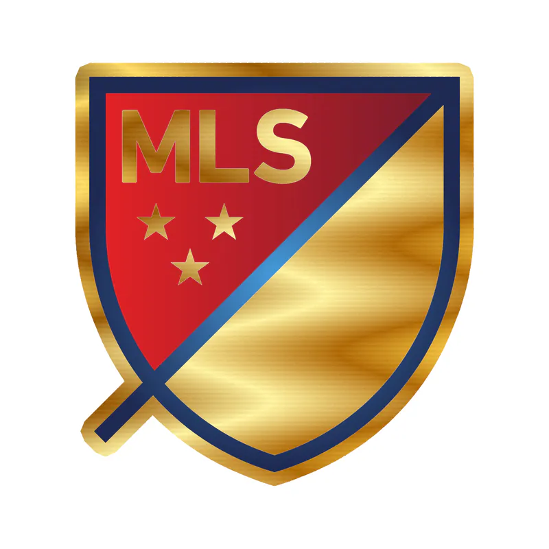 MLS - Logo - Gold Chrome Vinyl Sticker - Custom Size