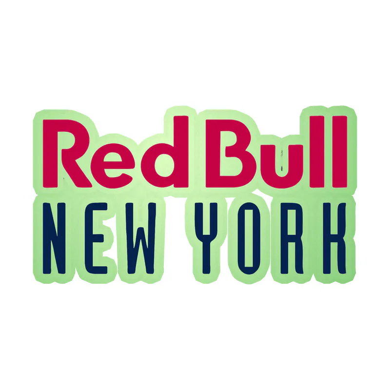 New York Red Bulls - Name - Glow in the Dark Vinyl Sticker - Custom Size