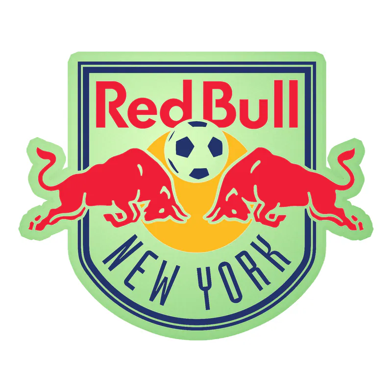 New York Red Bulls - Logo - Glow in the Dark Vinyl Sticker - Custom Size
