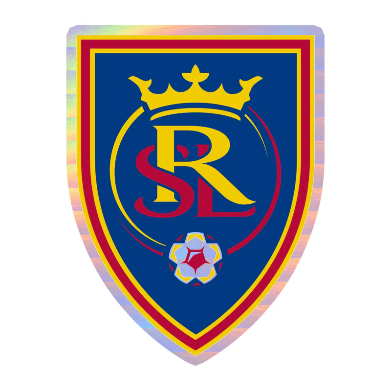Real Salt Lake - Logo - Holographic Vinyl Sticker - Custom Size