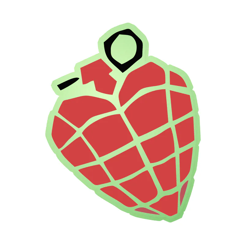 Green Day Glow in the Dark Vinyl Decal - Custom Size