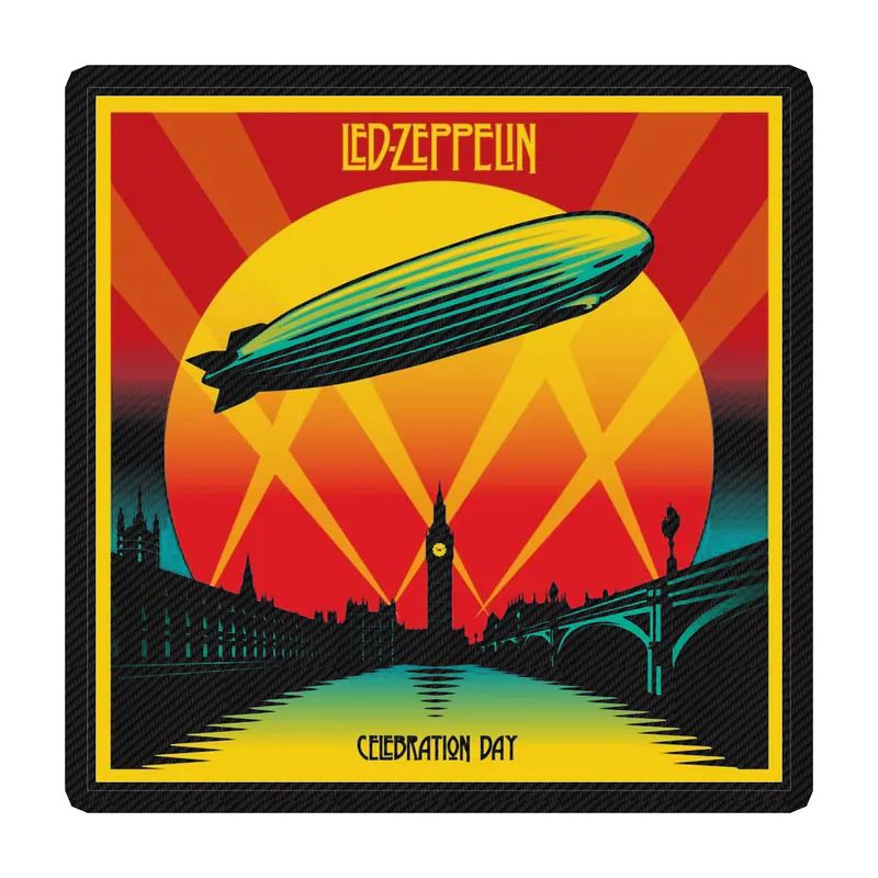 Led Zeppelin Album Cover Carbon Fiber Vinyl Decal - Custom Size