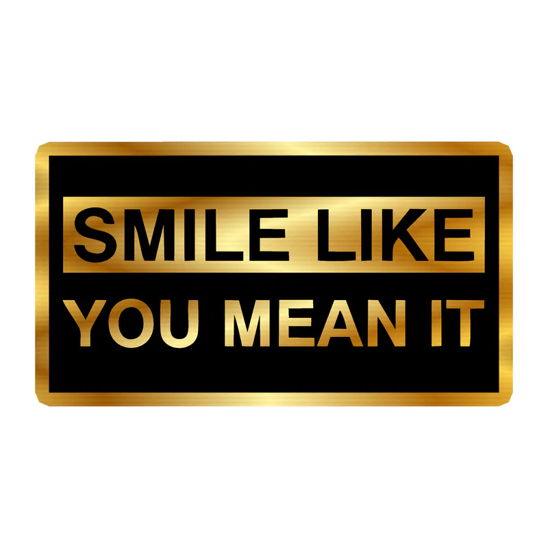 The Killers Gold Chrome Vinyl Decal - Custom Size
