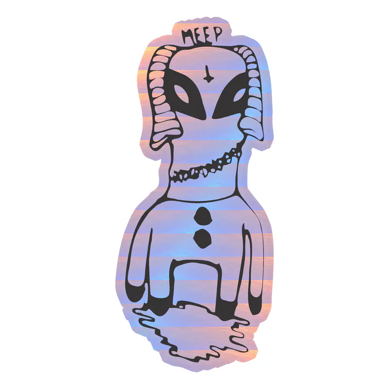 Lil Peep Holographic Vinyl Decal - Custom Size