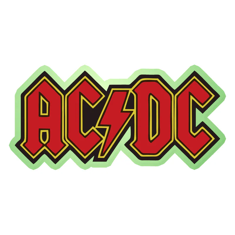 ACDC Glow in the Dark Vinyl Decal - Custom Size