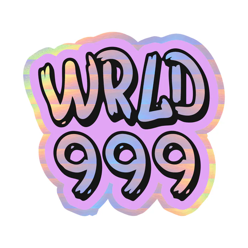 Juice Wrld Holographic Vinyl Decal - Custom Size