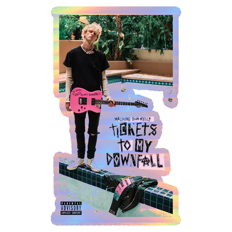Machine Gun Kelly Holographic Vinyl Decal - Custom Size