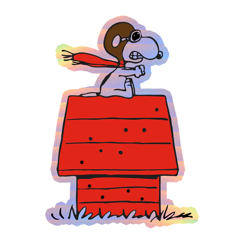 Snoopy - Holographic Vinyl Decal