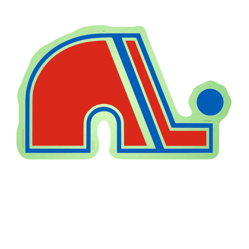 Quebec Nordiques - Elephant - Glow in the Dark Vinyl Sticker - Custom Size