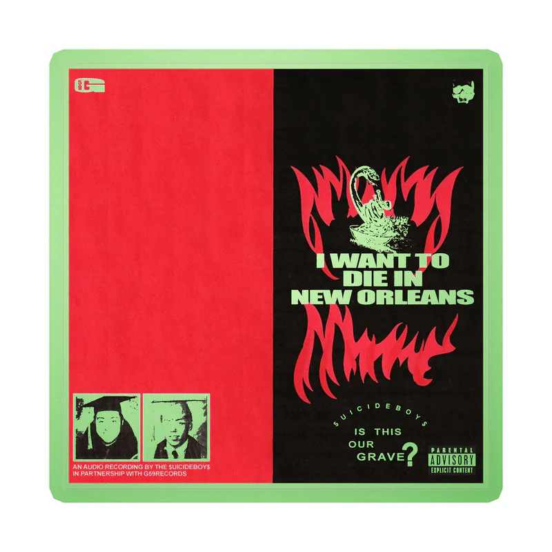 SuicideBoys Album Cover Glow in the Dark Vinyl Decal - Custom Size