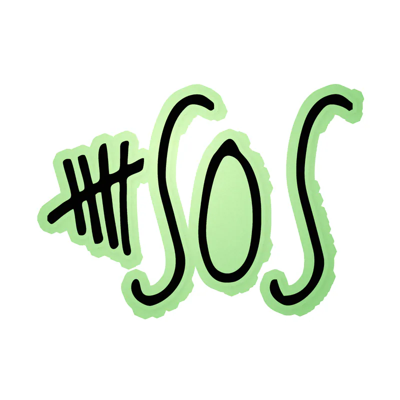 5 Seconds Of Summer Glow in the Dark Vinyl Decal - Custom Size